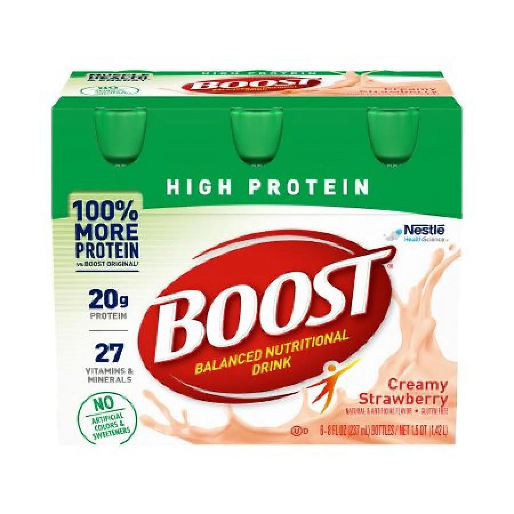 Creamy Strawberry 8 ounce Bottle 24 Count Nutritional Drink M667029
