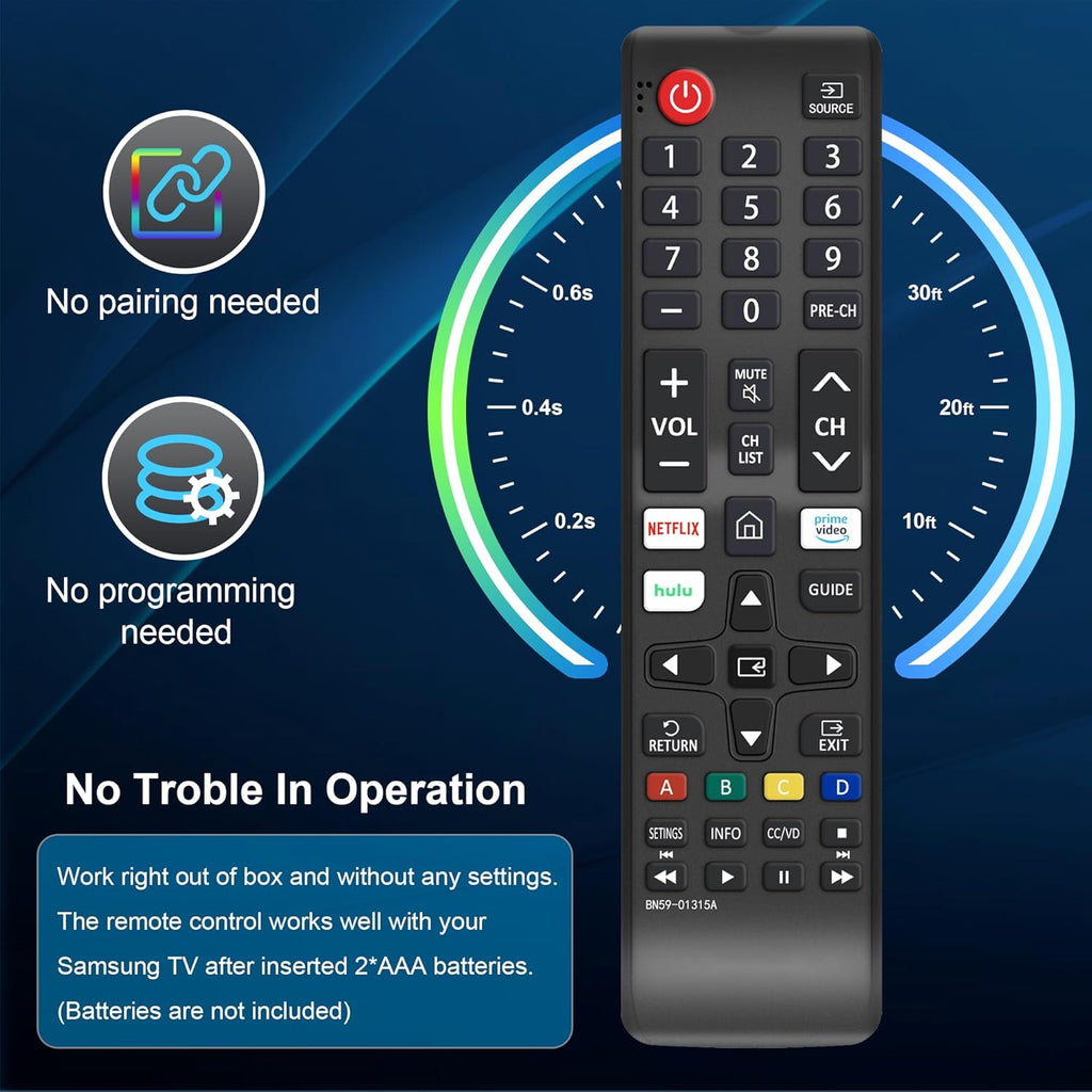 2 Pack Universal Remote Control for Samsung TV B568195