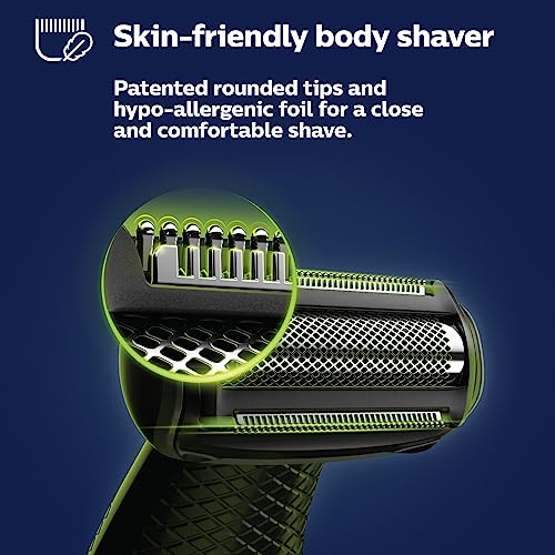 Showerproof Body & Manscaping Trimmer with Back Attachment N615