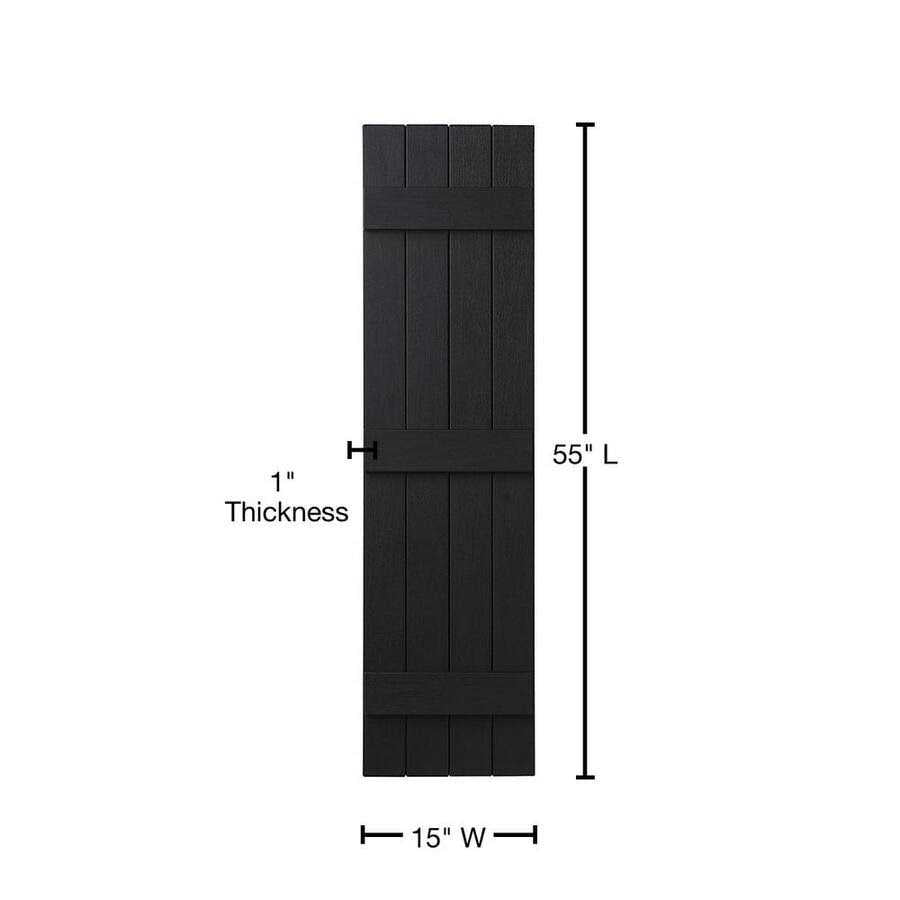 4 Closed Board and Batten Shutter H9881