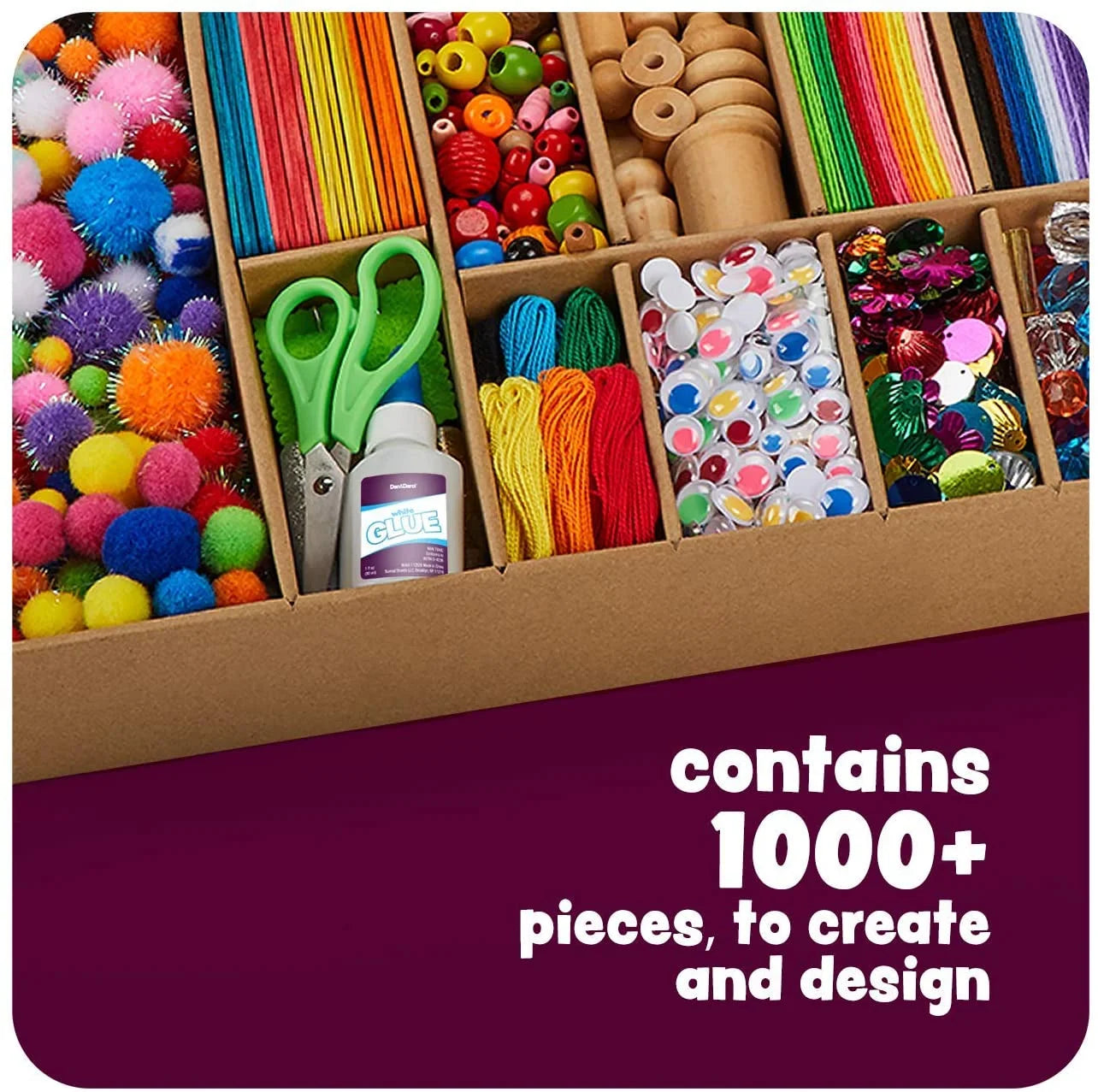 1000 Plus Piece Craft Kit for Kids P124455