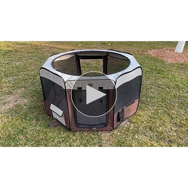 Dog Playpen Portable Pet Play Pens for Small V358
