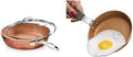 12" Nonstick Fry Pan with Rubber Grip Handle Z5596