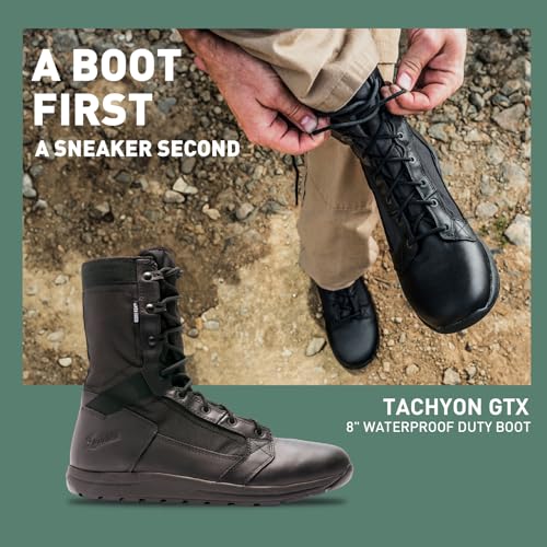 8" Waterproof Full-Grain Leather & 500D Nylon Tactical Boots C92463
