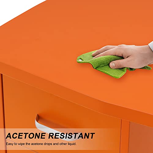 White Nail Table with 4 Drawers A17025