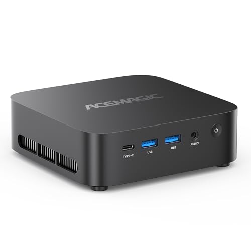 Mini PC Gaming, AMD Ryzen 5 7430U, 16GB DDR4 512GB SSD, 4K Triple Display WiFi6 BT5.2 D284