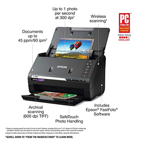 Black Photo and Document Scanning System G511