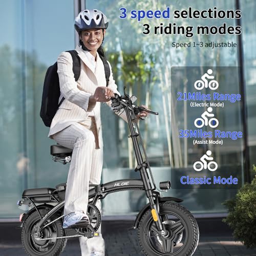 14" 400W 48V12AH Folding Electric Bike F19885