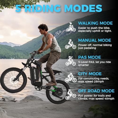 60V 25Ah Removable Battery Electric Dirt Bike with Full Suspension C663032