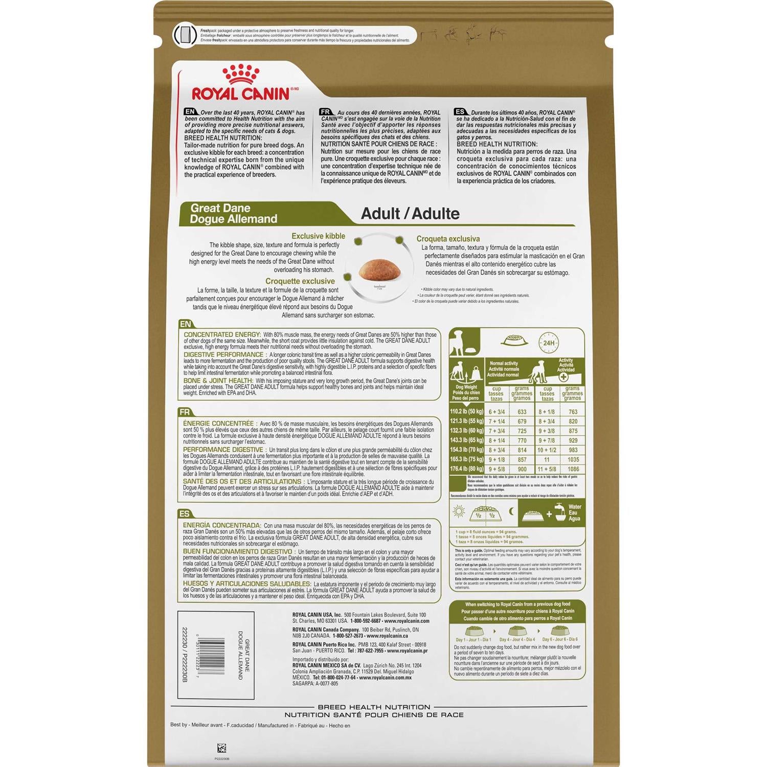 Great Dane Adult Dry Dog Food I1411