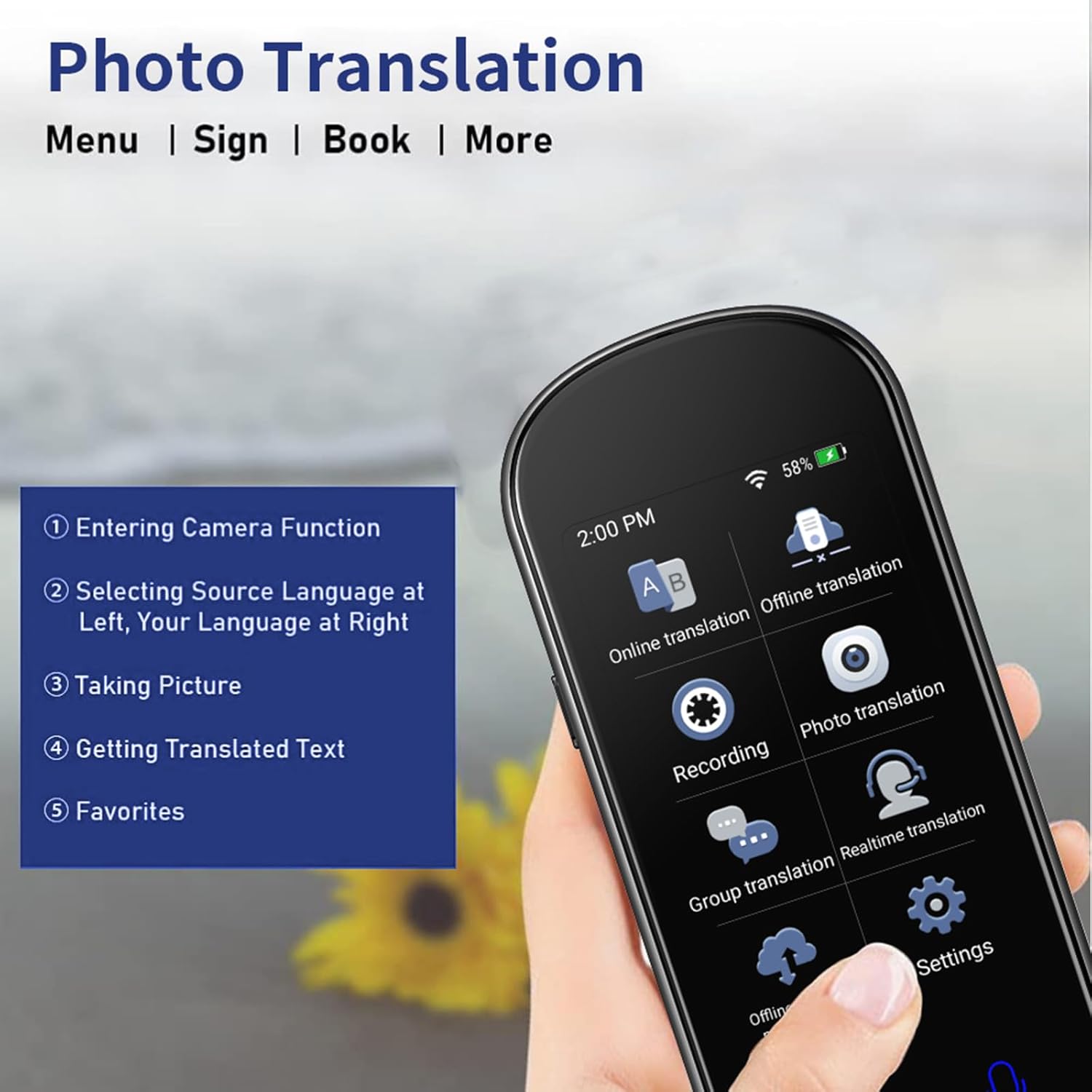 138 Languages Instant Translator Device P906770