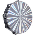 10 inch Tambourine with Double Row Jingle Handheld Percussion R62589