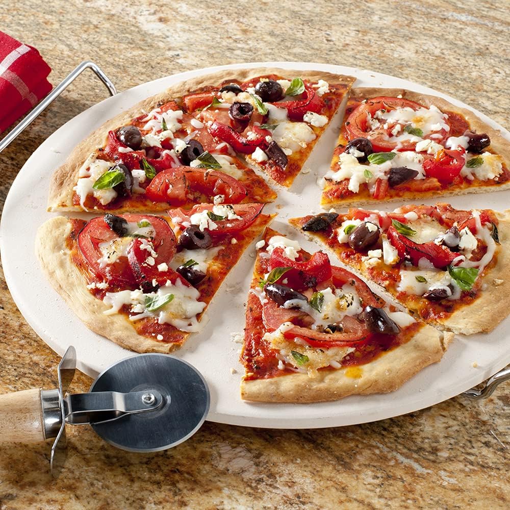 Tan Pizza Stone Set, 13 inch Z516181