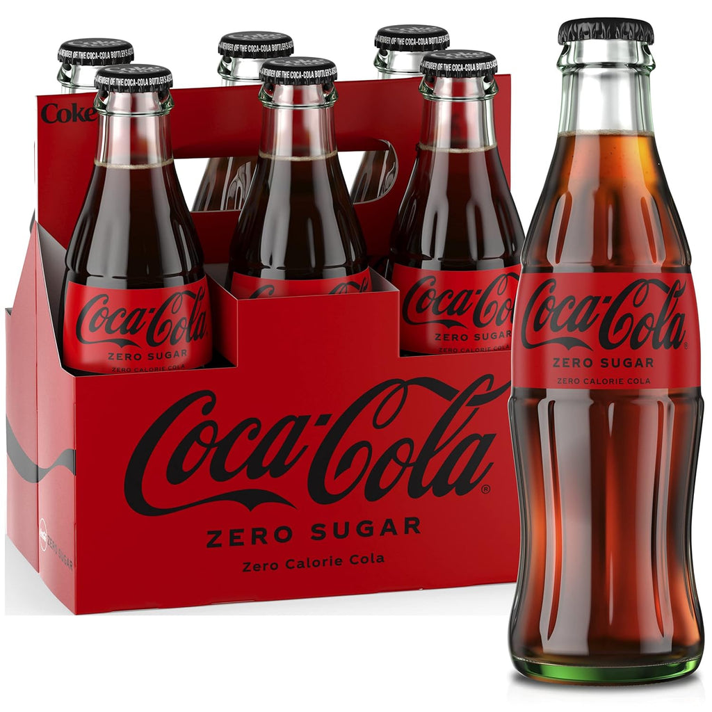 8 fl oz 6 Pack Glass Bottles S21133