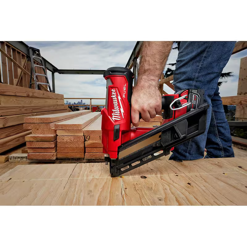 M18 FUEL 3-1/2 in. 18-Volt 30-Degree Lithium-Ion Brushless Cordless Framing Nailer K363488