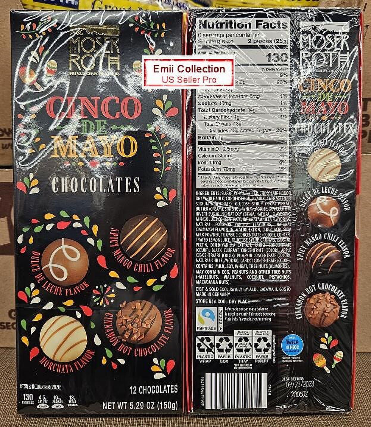 12 Chocolates Truffles 5.29oz 2 Boxes L338489
