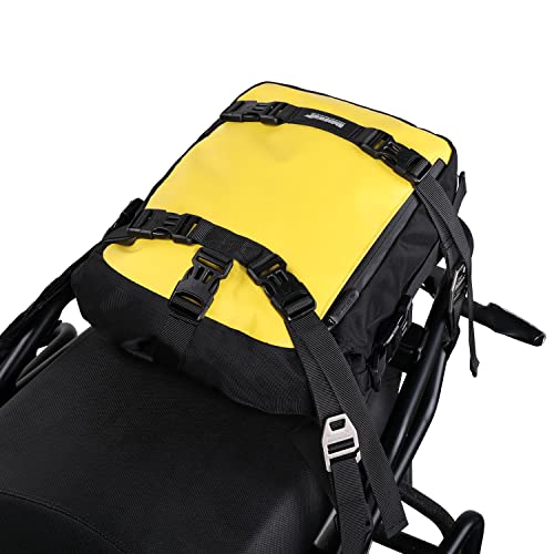 Black Waterproof Motorcycle Tail Bag 30L X848