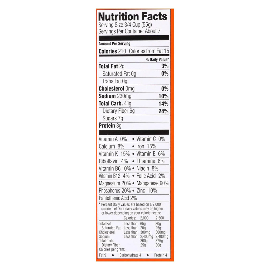 14 Oz Pack Of 6 Ezekiel Sprouted Grain Cereal U4179