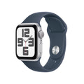 Silver Aluminum 40mm GPS Smartwatch with Storm Blue Sport Band I774
