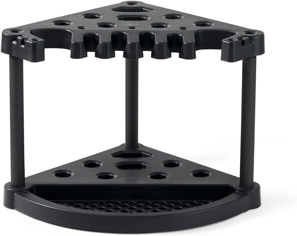 Compact Corner Tool Rack for 25 Long-Handled Garden Tools W3823