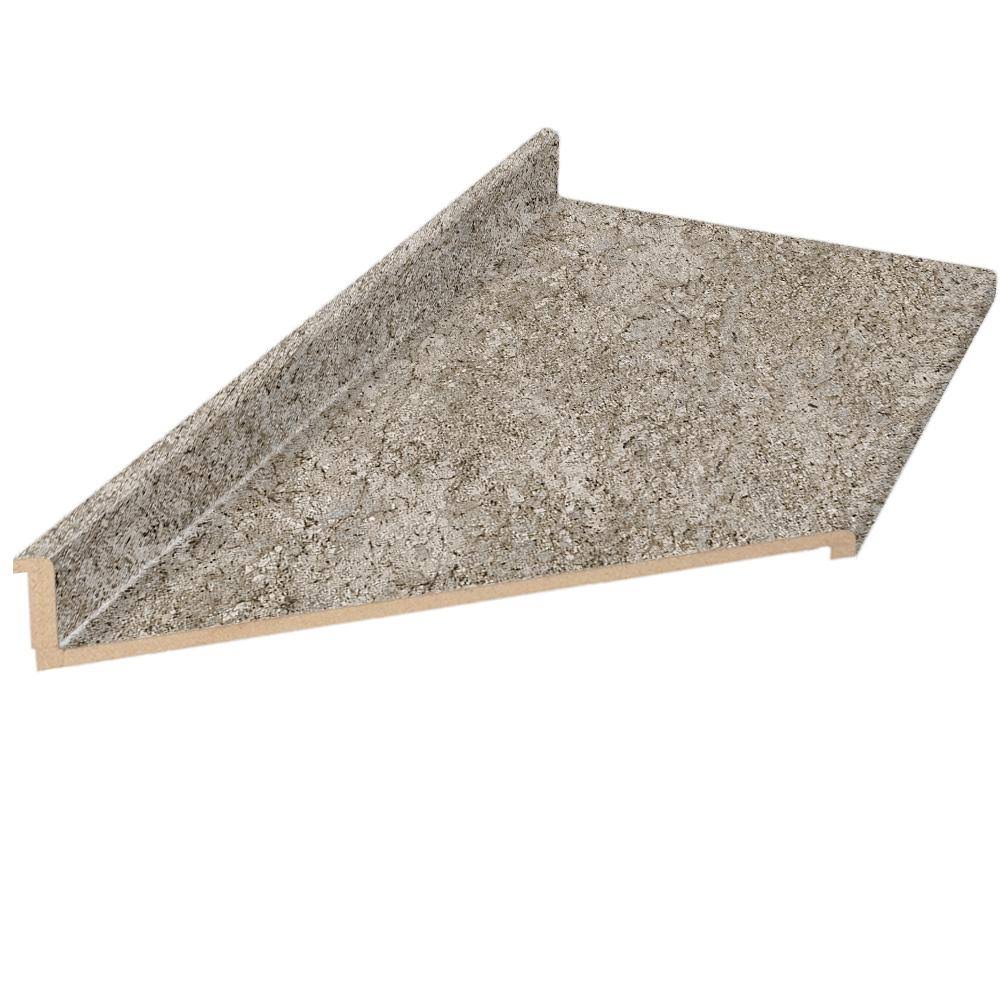 6 ft. Brown Laminate Countertop with Backsplash R998