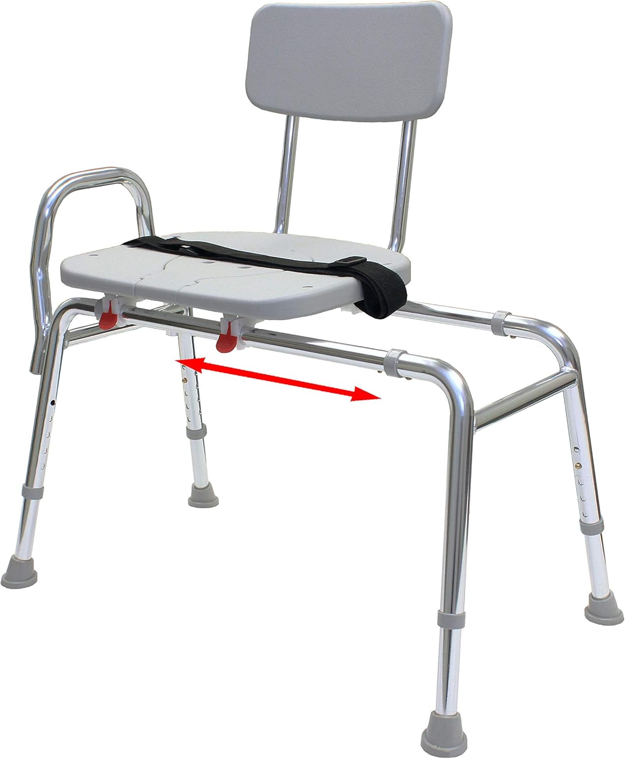 Bathtub Transfer Bench and Sliding Shower Chair with Cut Out R190