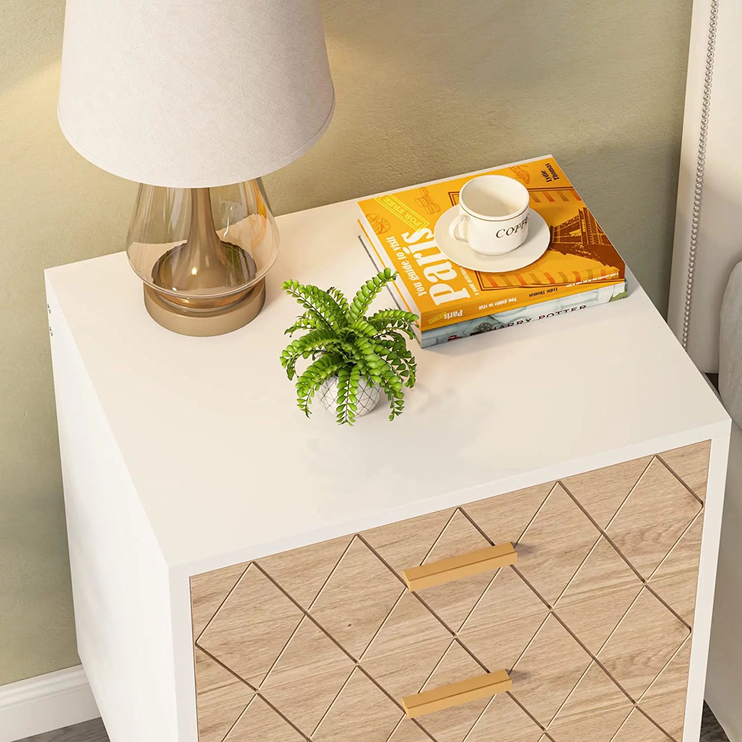3-Drawer Nightstand Set of 2 L74531