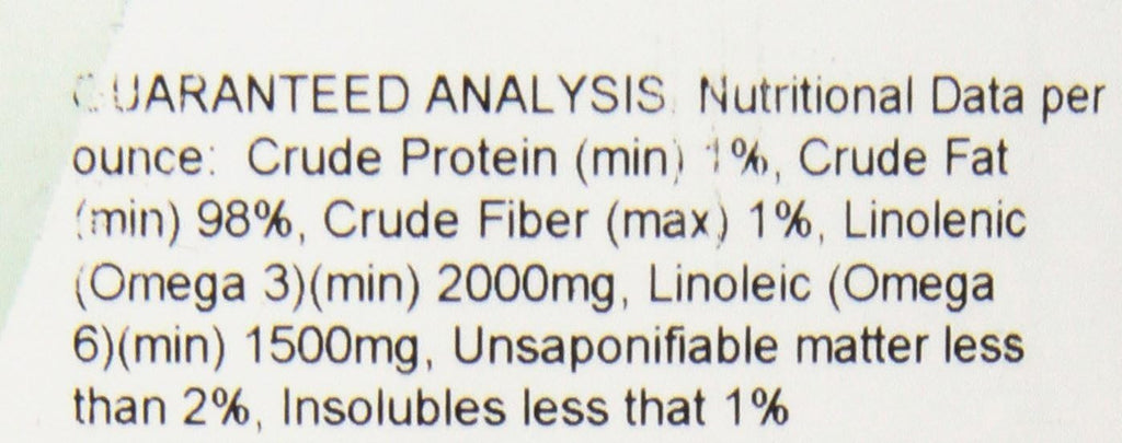 Flax Seed Oil (1 Gal) D39226