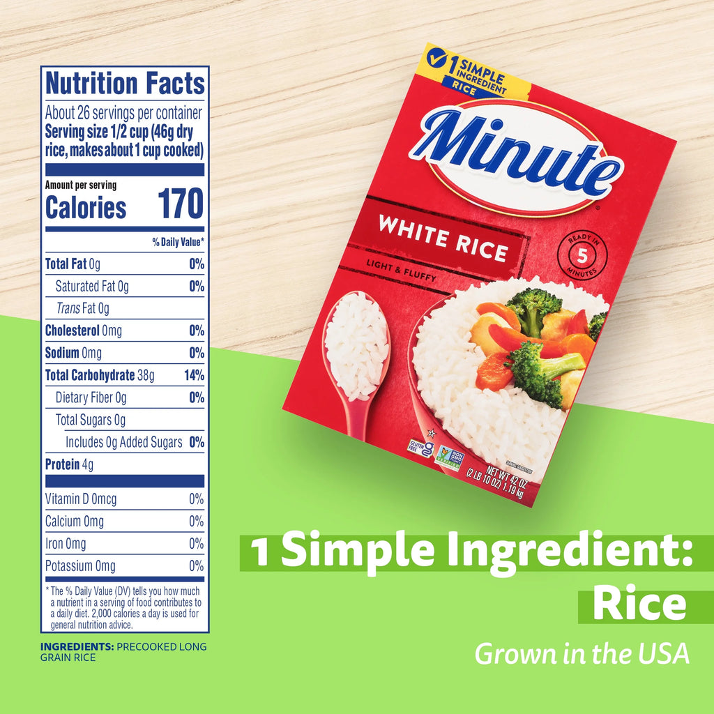 (6 pack) 42 oz Instant White Rice T244