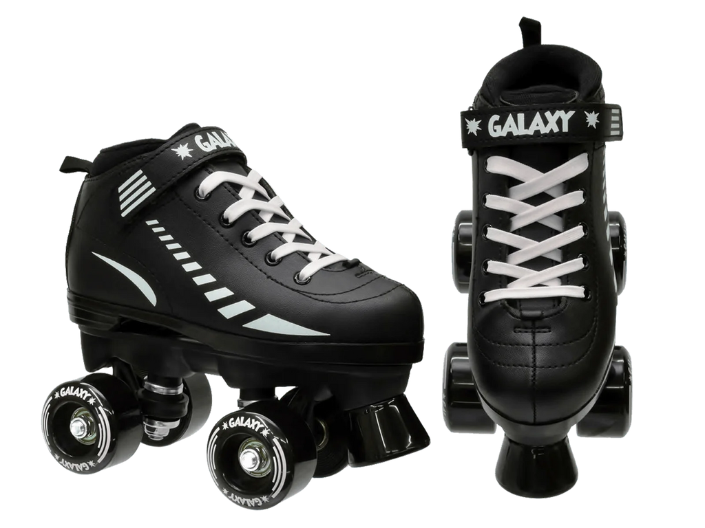 Black Quad Roller Skates Size 5 B6362