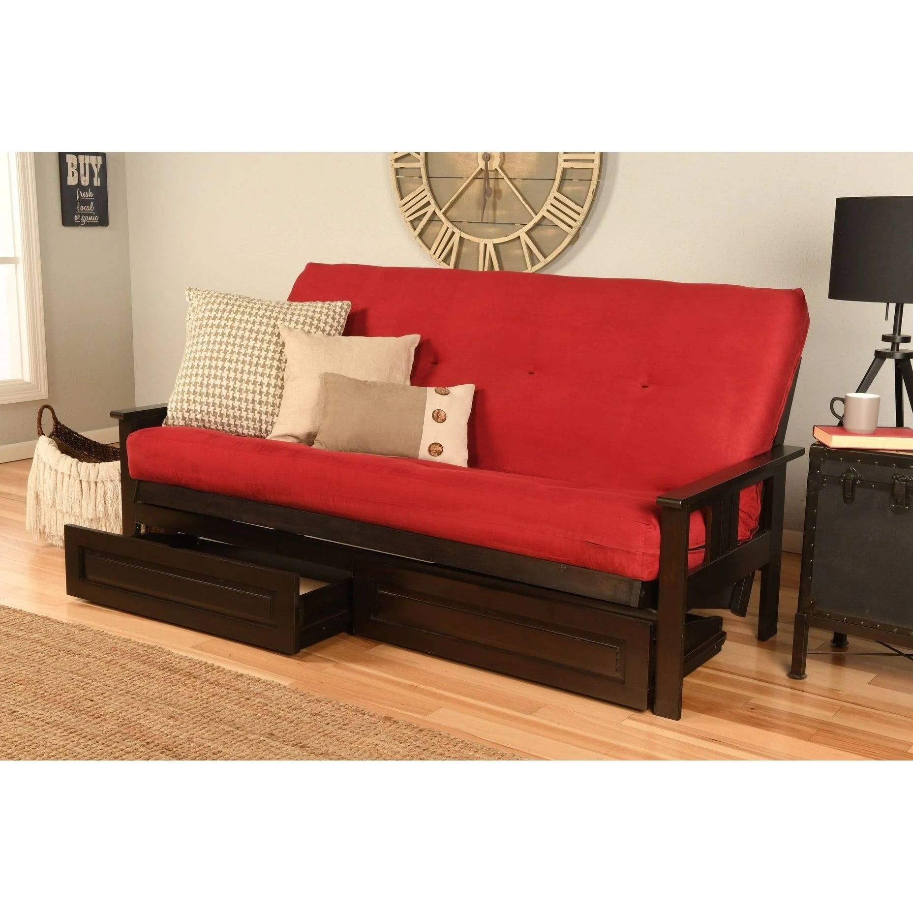 Queen-size Wood Futon Frame M4292