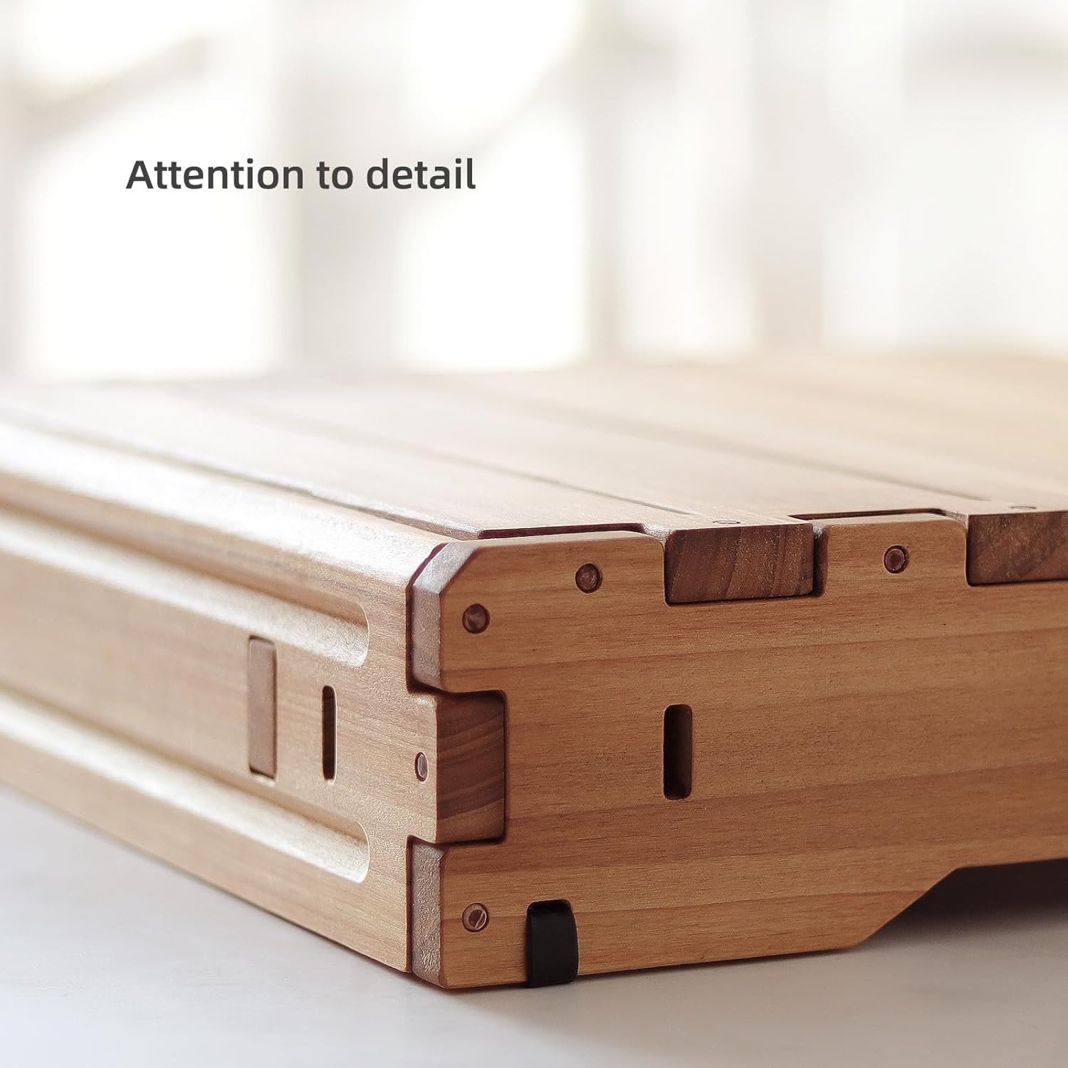 Carbonization Wooden Step Stool N593