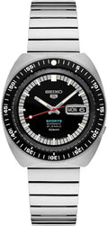 Automatic Sports Watch with Black Dial, Rotating Bezel, Water-Resistant 100M Y913