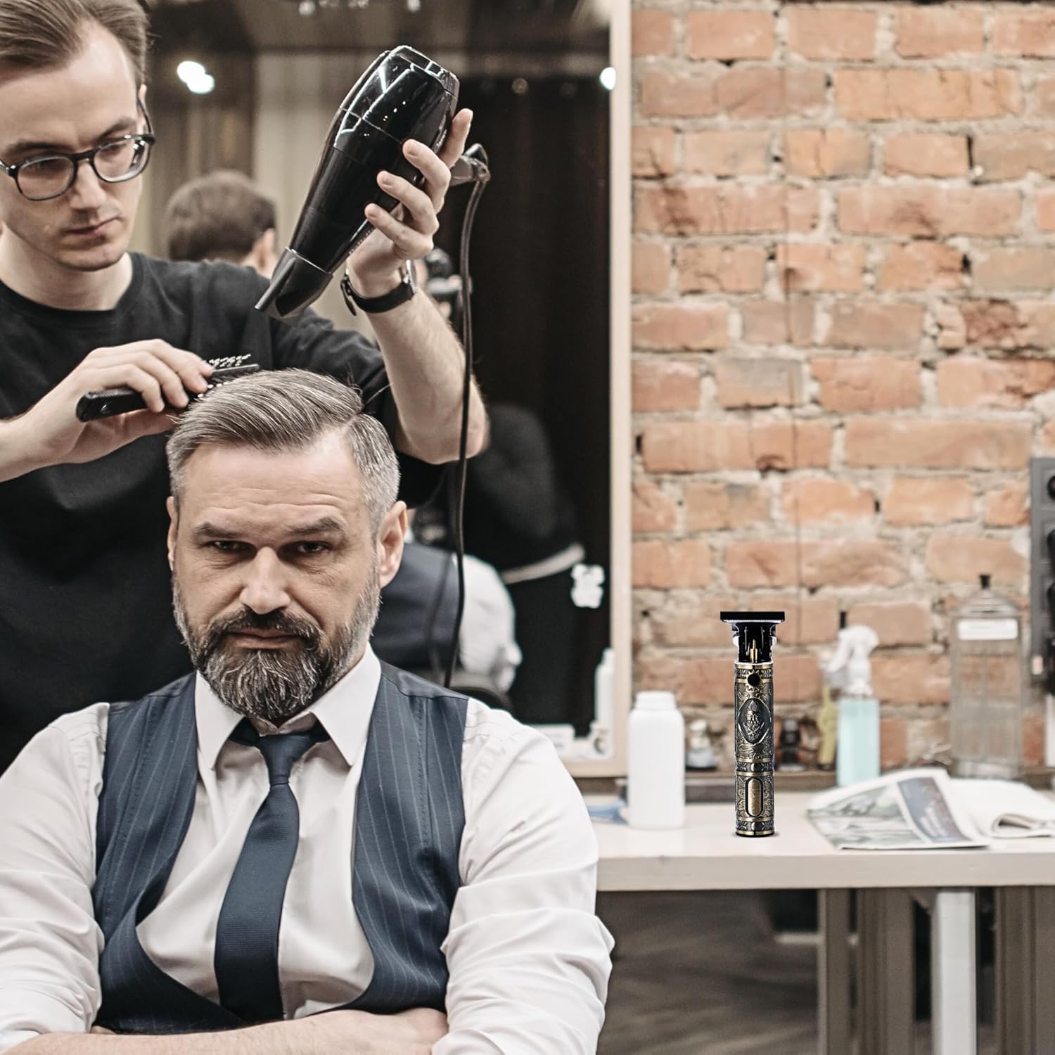 Cordless Hair Clippers Kit with 7hrs Run Time G7790
