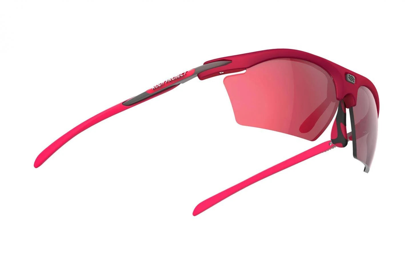 Merlot Matte Multilaser Red Sunglasses H2169
