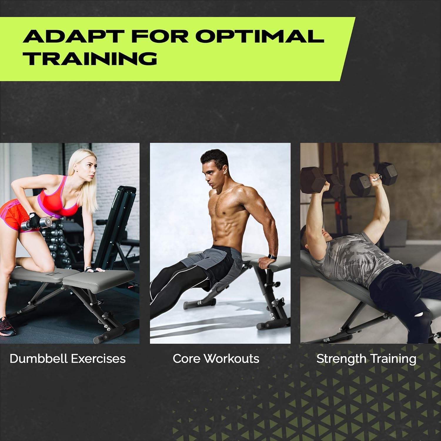 Adjustable Folding Weight Bench A59701