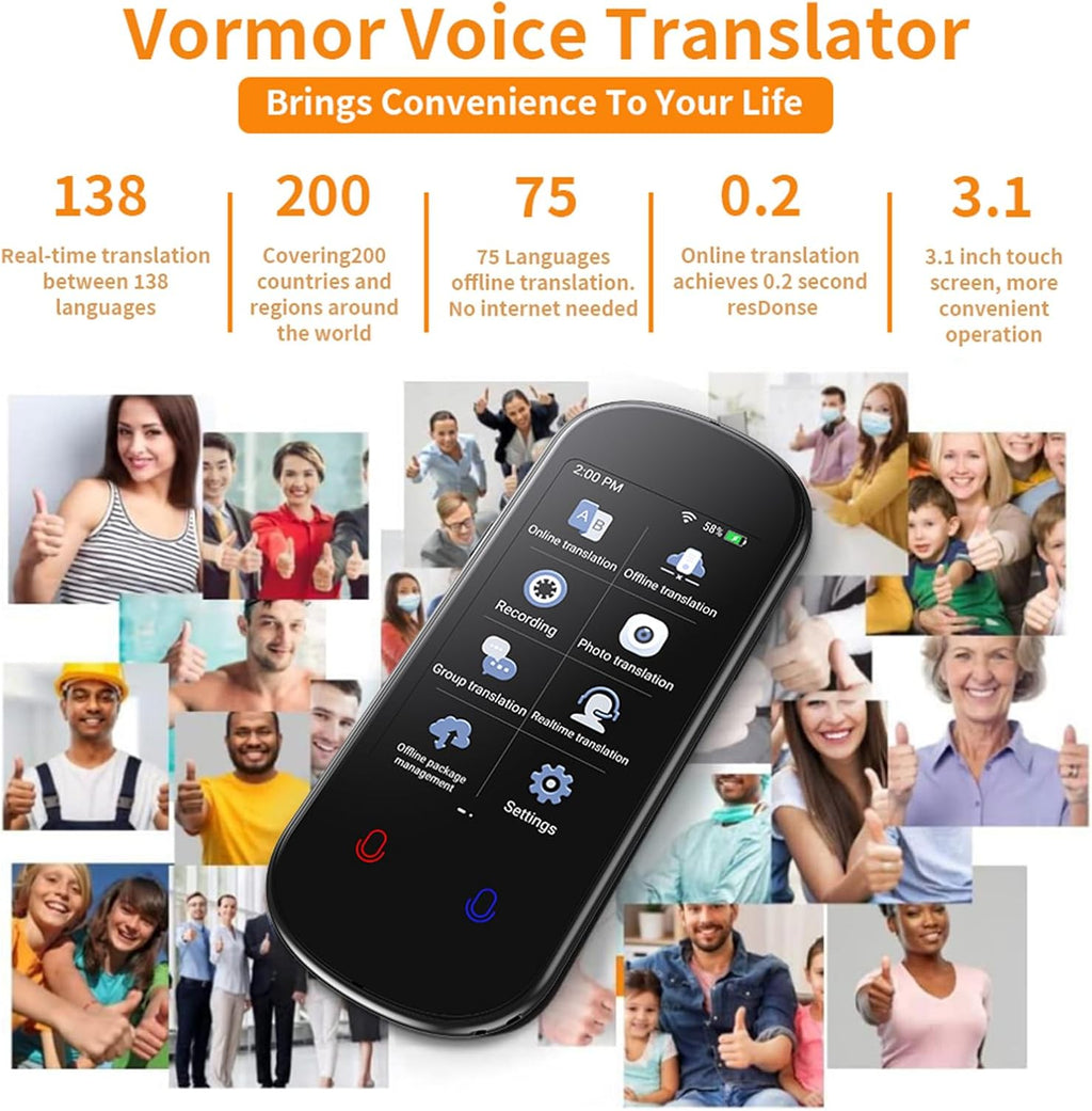 138 Languages Instant Translator Device P906770