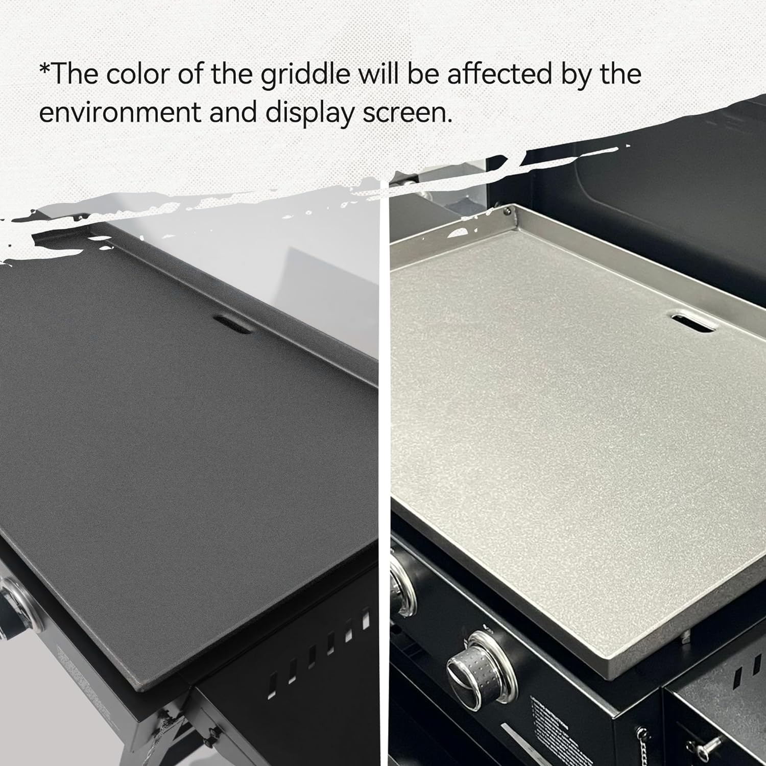 4-Burner Propane Gas Griddle with Hard Cover, Black G286013