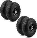 10" Flat-Free Black Replacement Tires 4 Pack C280