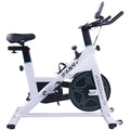 Stationary Exercise Bike with LCD Monitor and Comfortable Seat Cushion Q695078