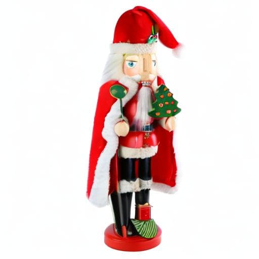 13.5" Wooden Santa Nutcracker B330522