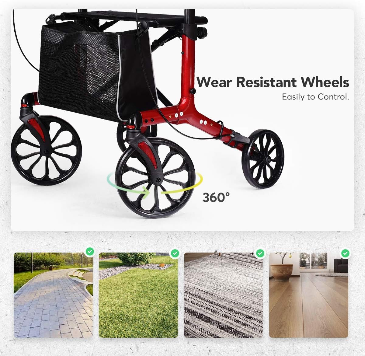 Upright Walker with Seat I9360