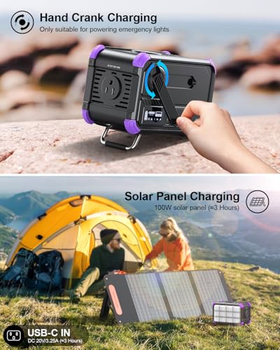 Portable Power Station 153Wh 120V 150W AC Outlet Lithium Battery Power Bank K28010