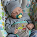 17 Inch Silicone Realistic Reborn Baby Doll with Feeding Kit K49223