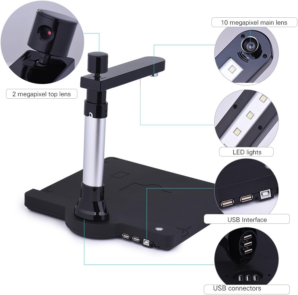 Book Scanner, Dual Lens, A3 Scanning Size I4905