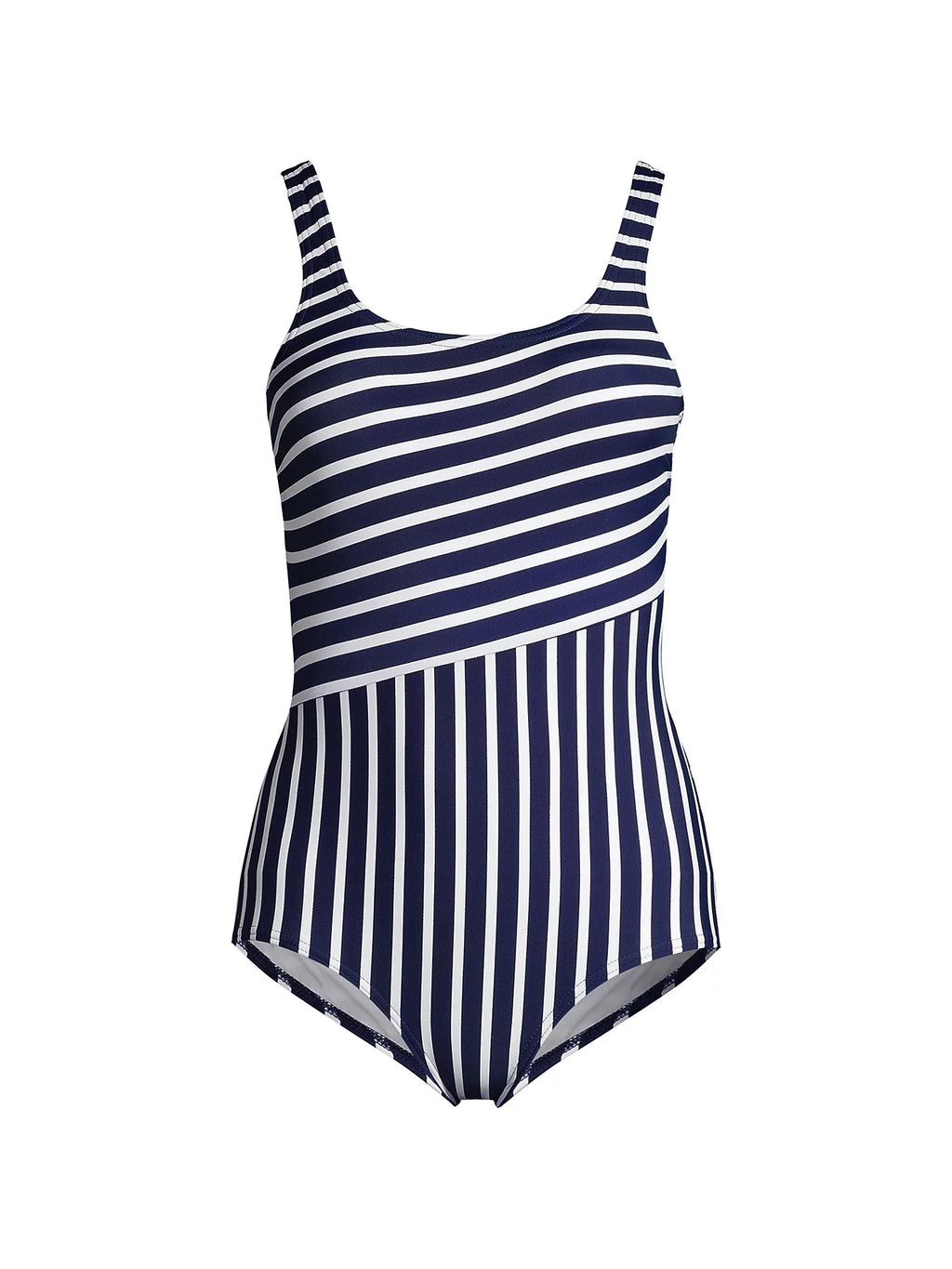Chlorine Resistant Scoop Neck Soft Cup One Piece Swimsuit K5975