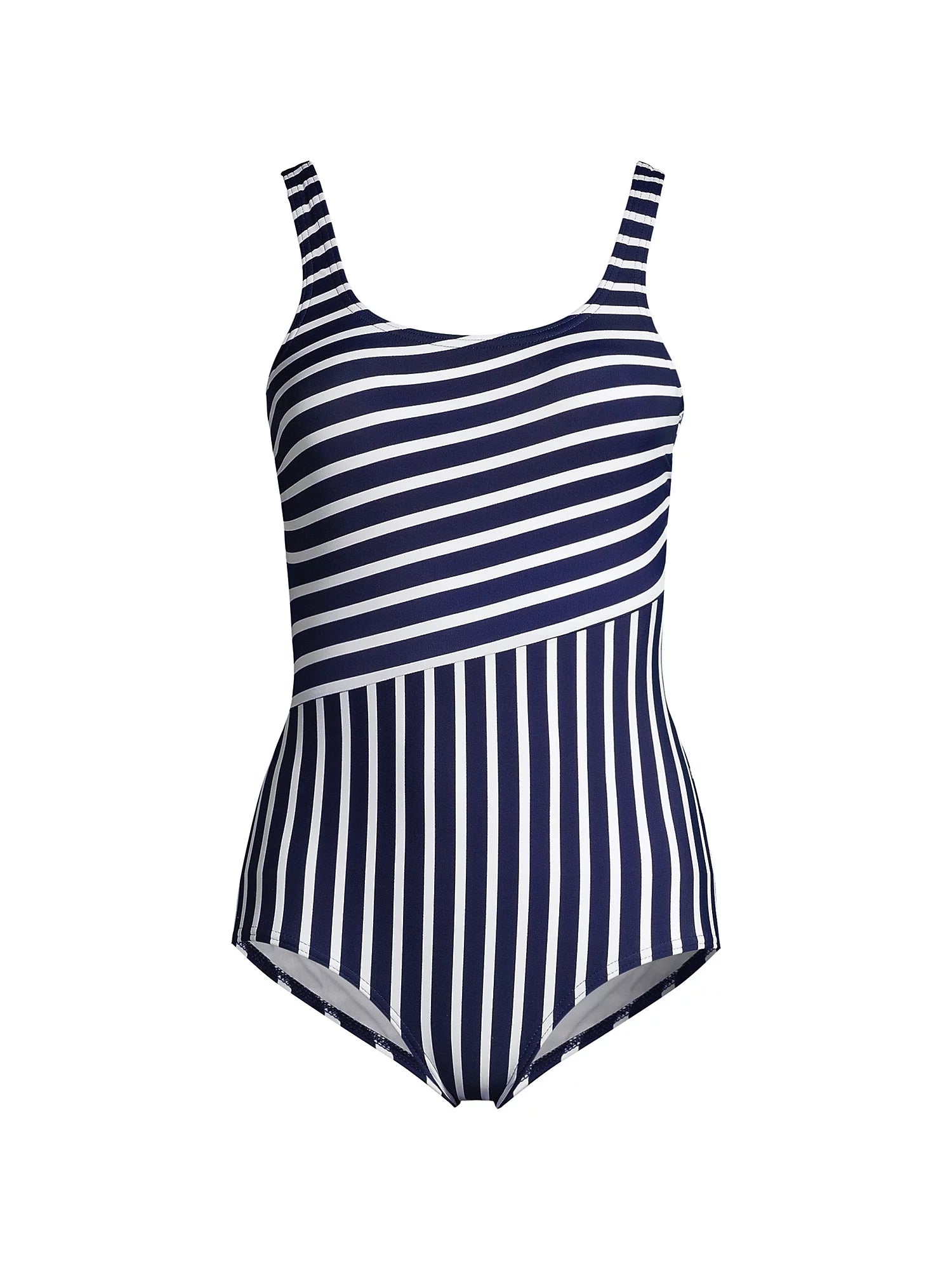 Chlorine Resistant Scoop Neck Soft Cup One Piece Swimsuit K5975