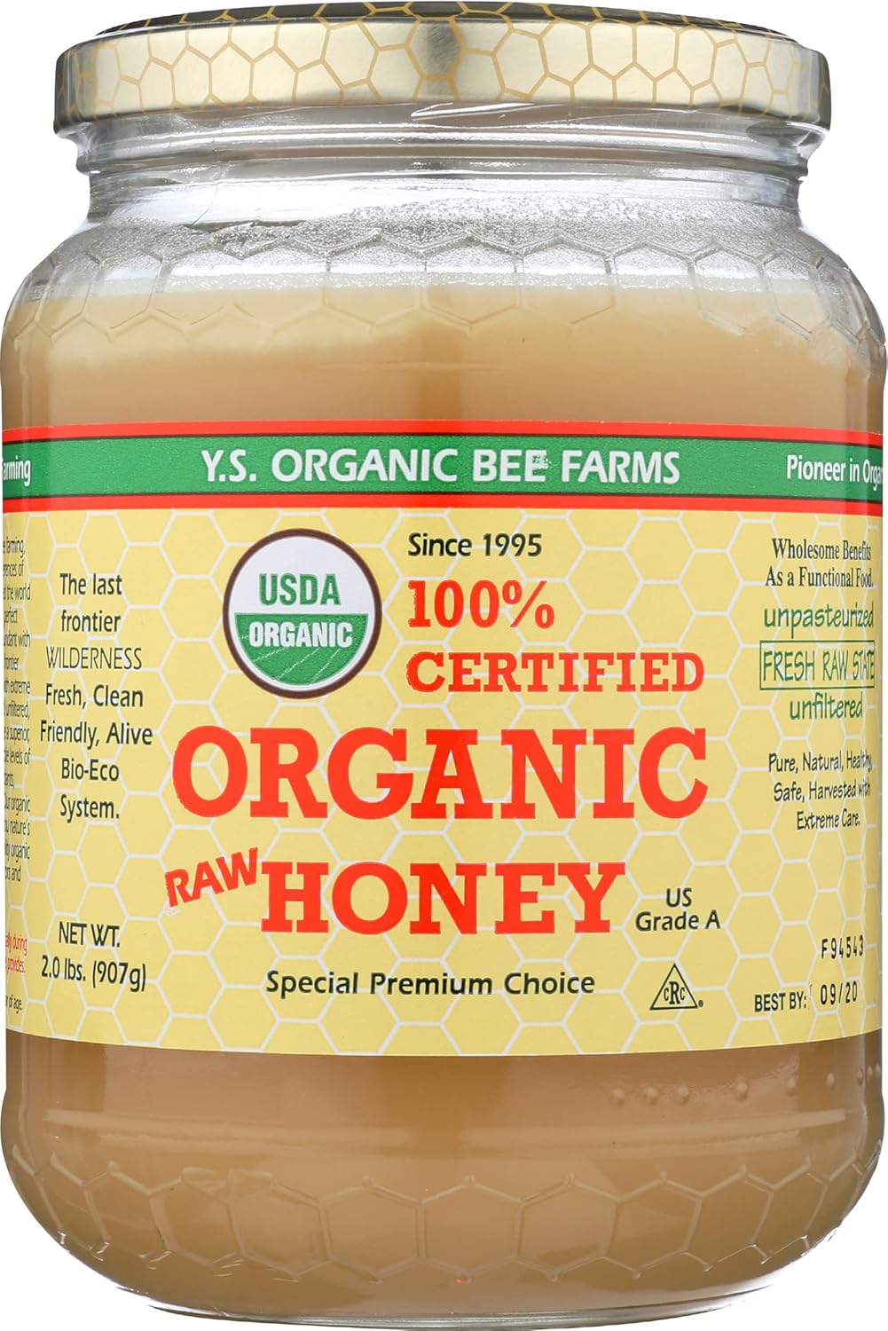 32oz Organic Raw Honey K297214
