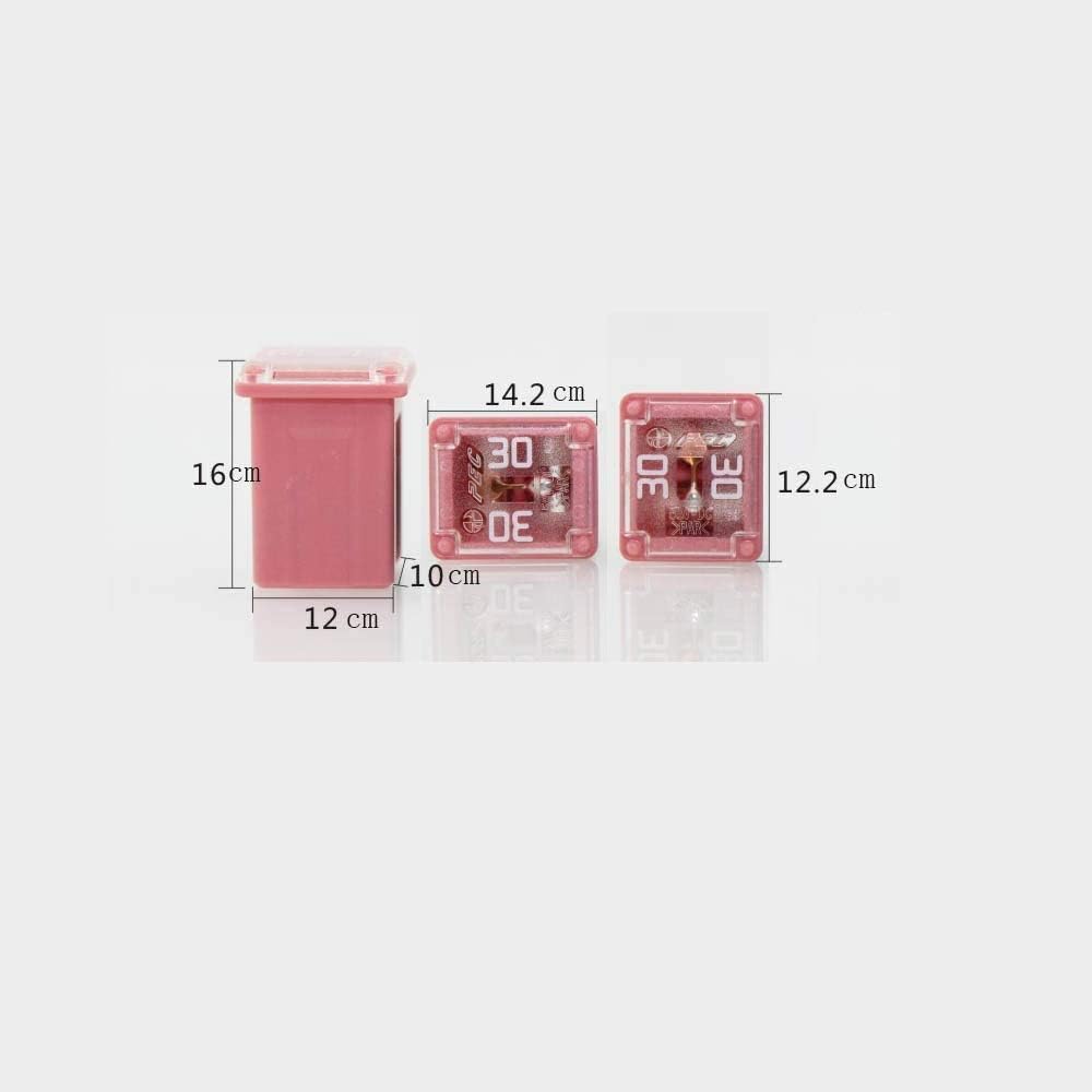 30PCS Automotive Low Profile Mini Jcase Fuse Kit 20A 30A 40A 50A 60A R3271