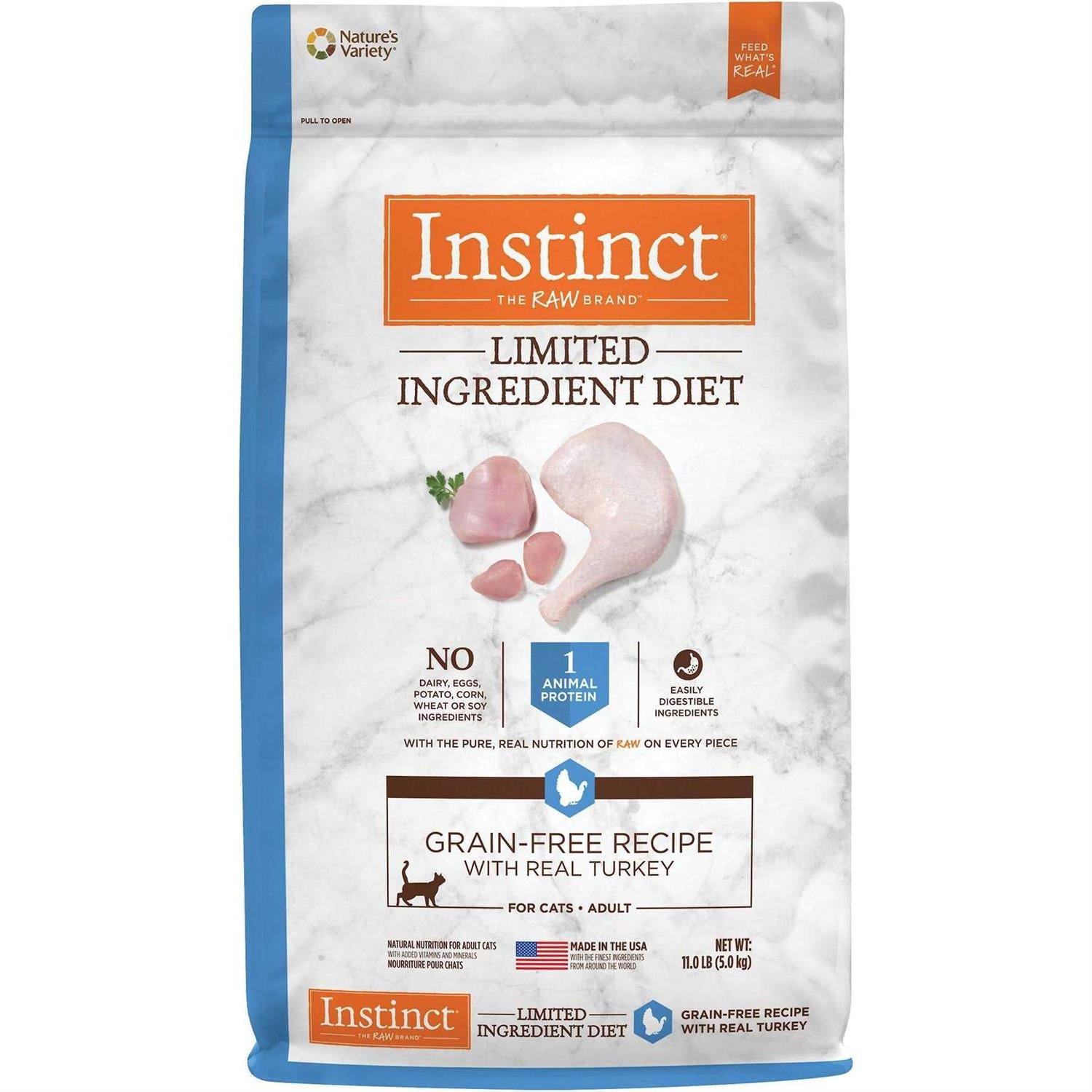 Limited Ingredient Diet Grain Free Dry Cat Food with Real Turkey K269191